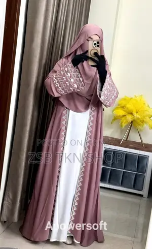 এমব্রয়ডারি আবায়া বোরকা অসাম স্টাইল
