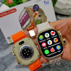 HW Ultra 2 ফোন কল 5G সিম সাপোর্ট ডুয়াল ক্যামেরা স্মার্ট ওয়াচ