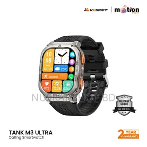 Kospet Tank M3 Ultra 5 Atm Ip69k Dive-Proof Smart Watch -Silver10894