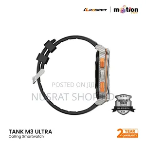 Kospet Tank M3 Ultra 5 ATM IP69K Dive-Proof Smart Watch - Silver 10894