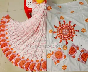 শাড়ি পাঞ্জাবি কাপল সেট উইথ ব্লাউজ