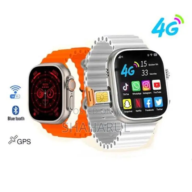 S8 Ultra 5G Android Smart Watch Sim Supported 4GB/64GB With Camera