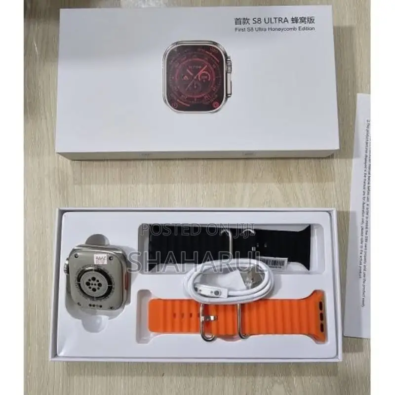 S8 Ultra 5G Android Smart Watch Sim Supported 4GB/64GB With Camera