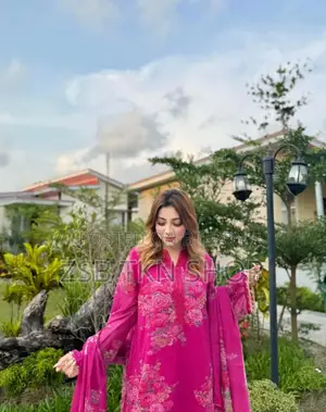 White Gold Georgette Three Piece নতুন আপডেট