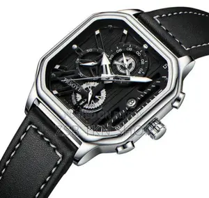 New Luxury Fashion Leather Belt Wrist-Watche for Men