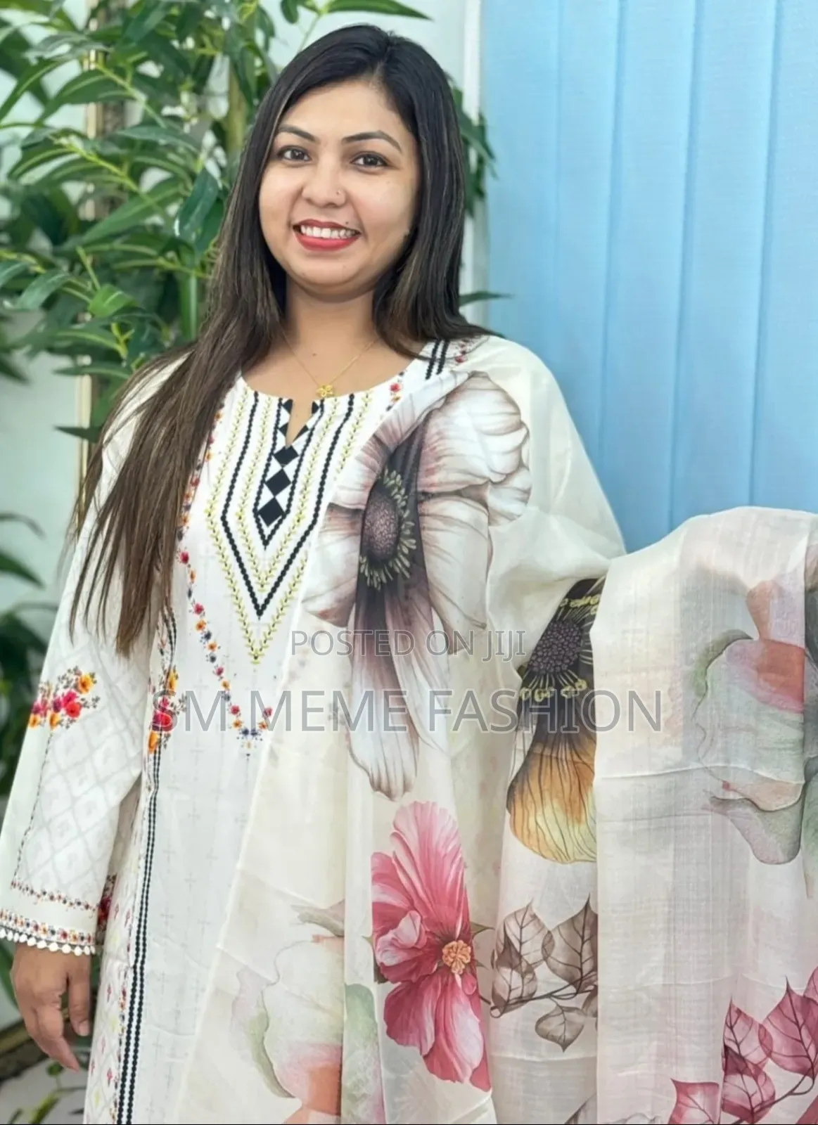 ডিজিটাল প্রিন্ট থ্রি পিস নতুন কালেকশন