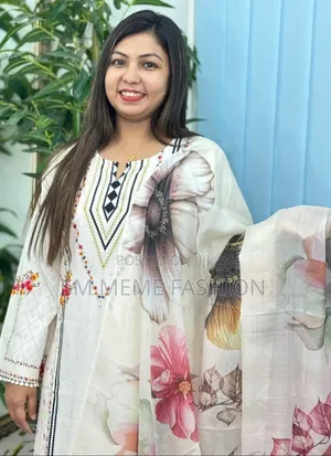 ডিজিটাল প্রিন্ট থ্রি পিস নতুন কালেকশন
