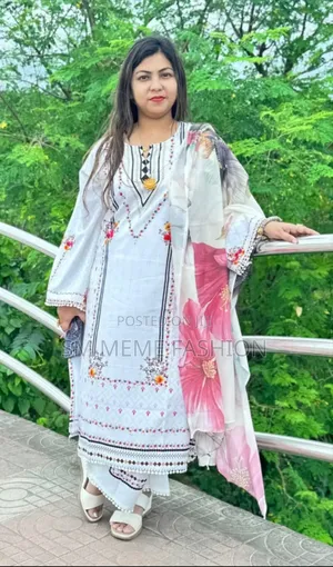 ডিজিটাল প্রিন্ট থ্রি পিস নতুন কালেকশন