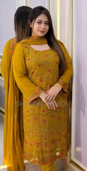 জর্জেট এমব্রয়ডারি ফোর পিস আপডেট কালেকশন