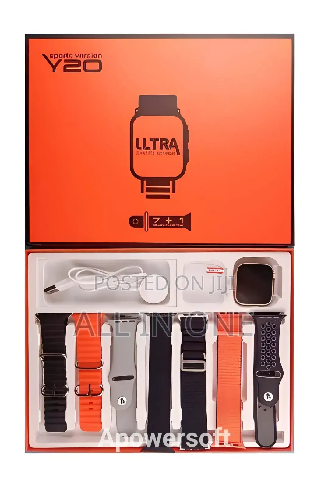 Y20 Ultra স্মার্টওয়াচ ৭+১ স্ট্র্যাপ