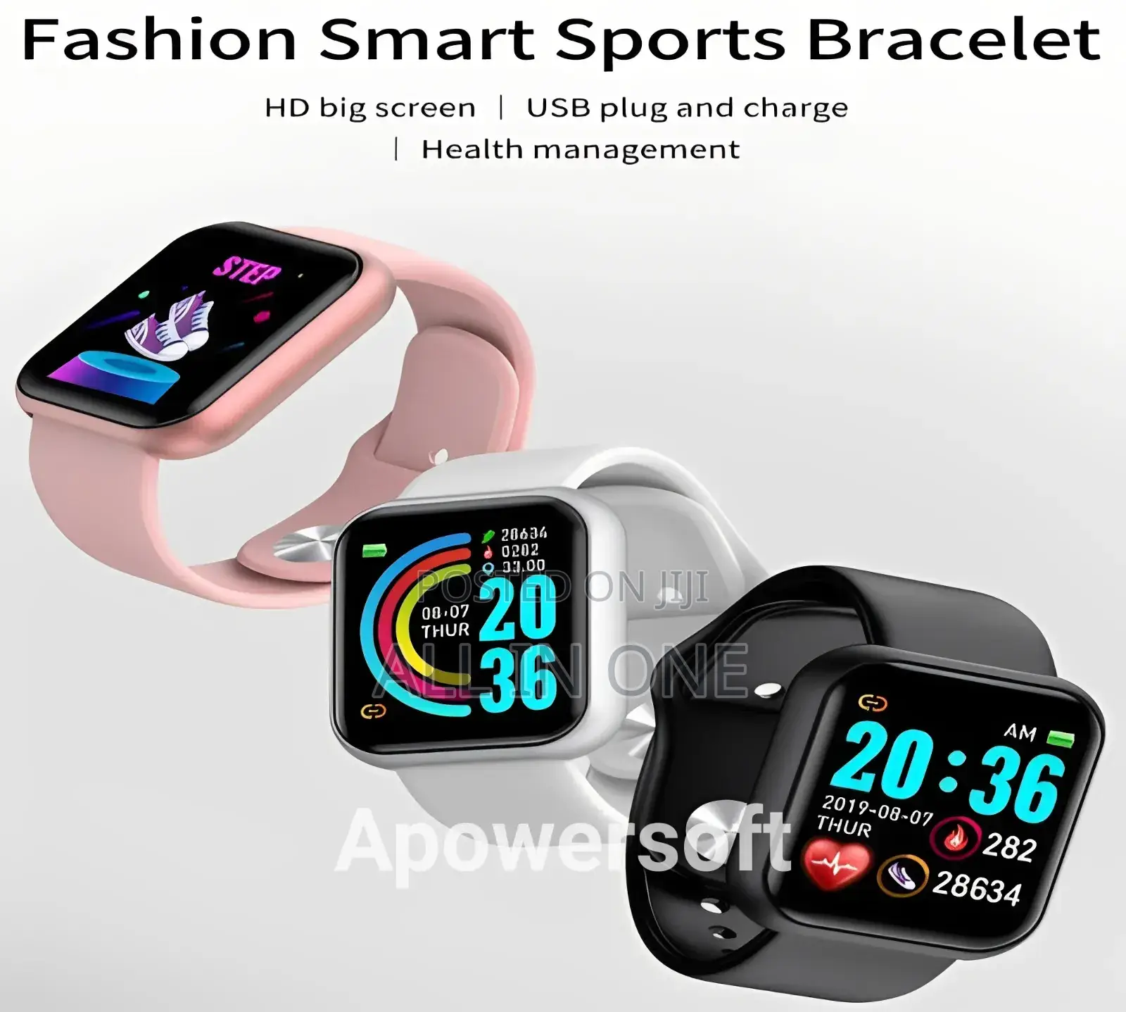 Rovtop Y68 Bluetooth Smart Watch