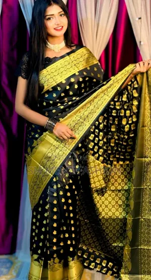 সফট সিল্ক কাতান শাড়ি