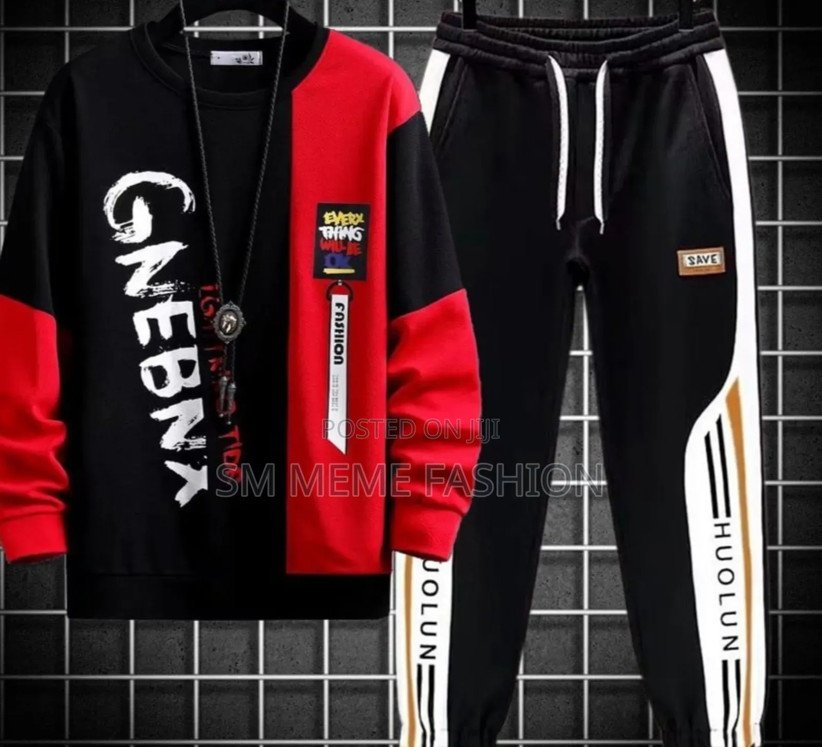 Sublimation Printed T-Shirt and Trouser Combo