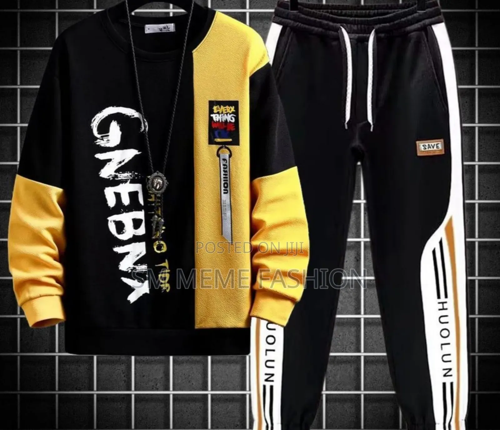 Sublimation Printed T-Shirt and Trouser Combo