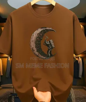 Drop Shoulder T-shirt With DTF Print
