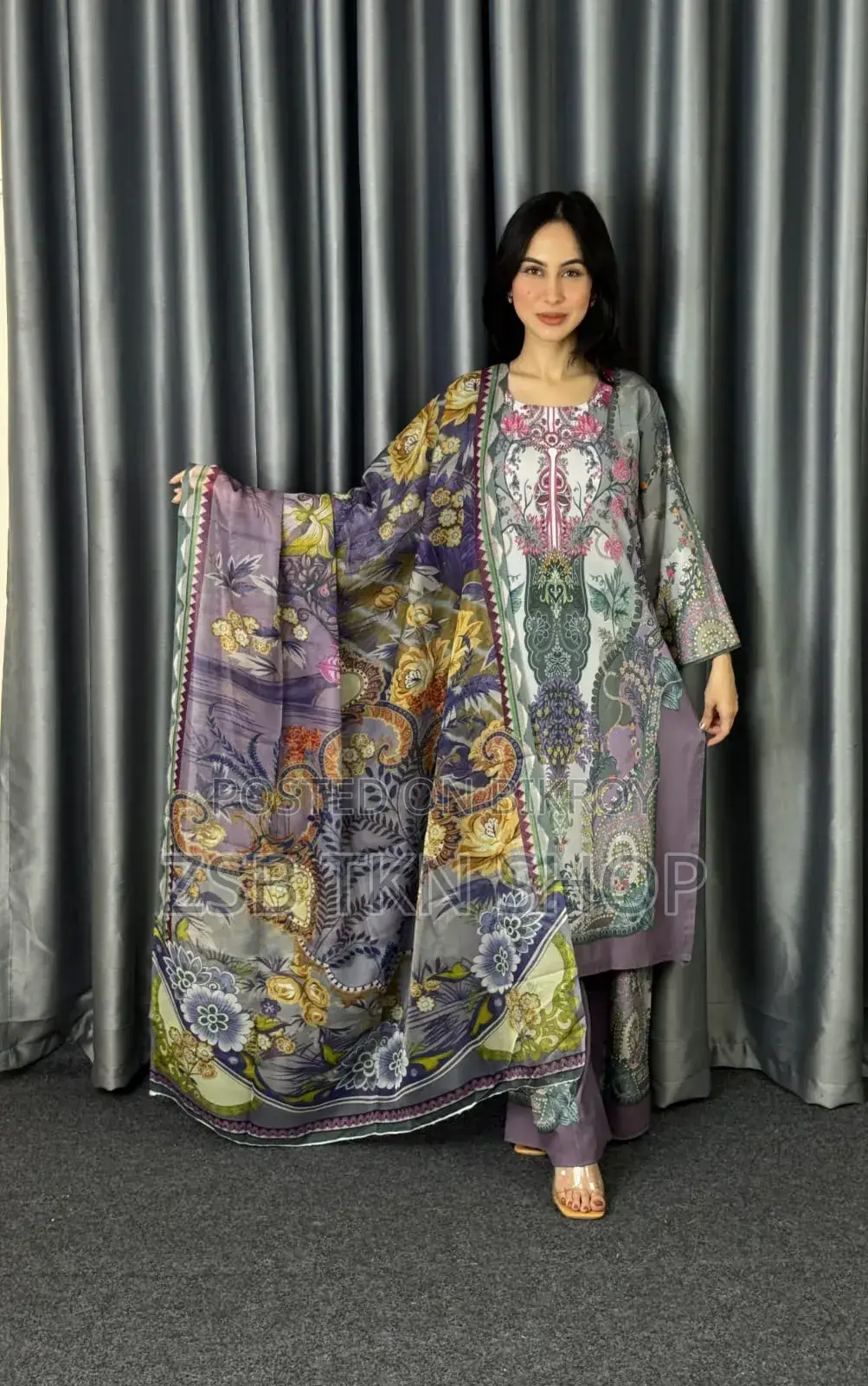 Digital Print Three Piece New Update