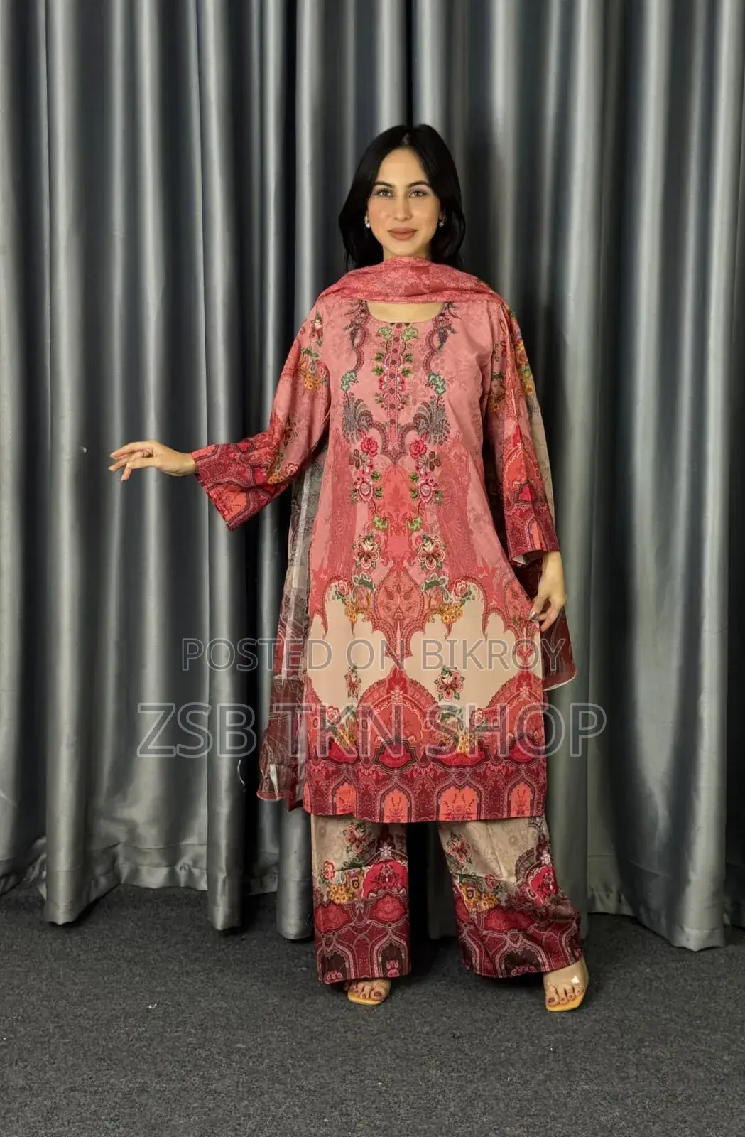 Digital Print Three Piece New Update