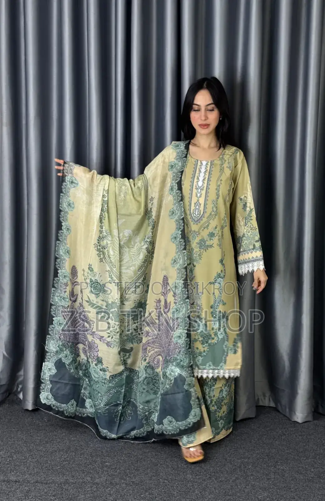 Digital Print Three Piece New Update