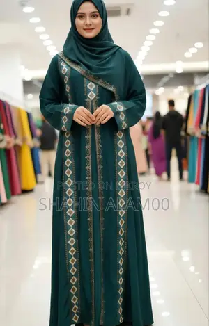 Stone Borka With Hijab