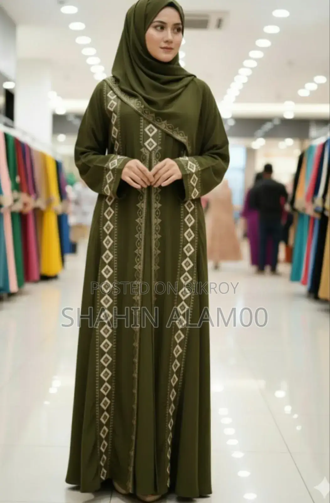 Stone Borka With Hijab