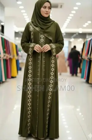 Stone Borka With Hijab