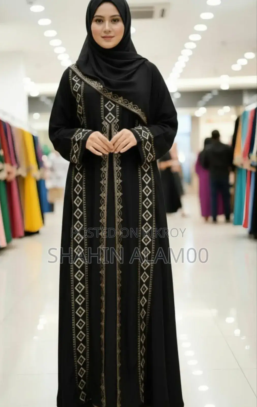Stone Borka With Hijab