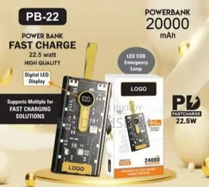 20000mah Transparent 22.5 W First Charging Power Bank Portable Fast