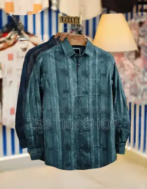 Black Pure Cotton Full Sleeve Shirt