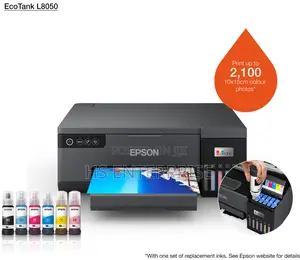 Epson EcoTank L8050 WiFi কালার ইঙ্ক ট্যাঙ্ক প্রিন্টার