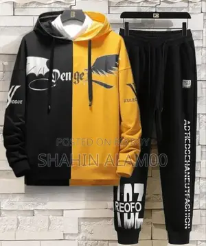 Stylish Design - Hoodie Set for Men, Perfect Modern Trendy Look