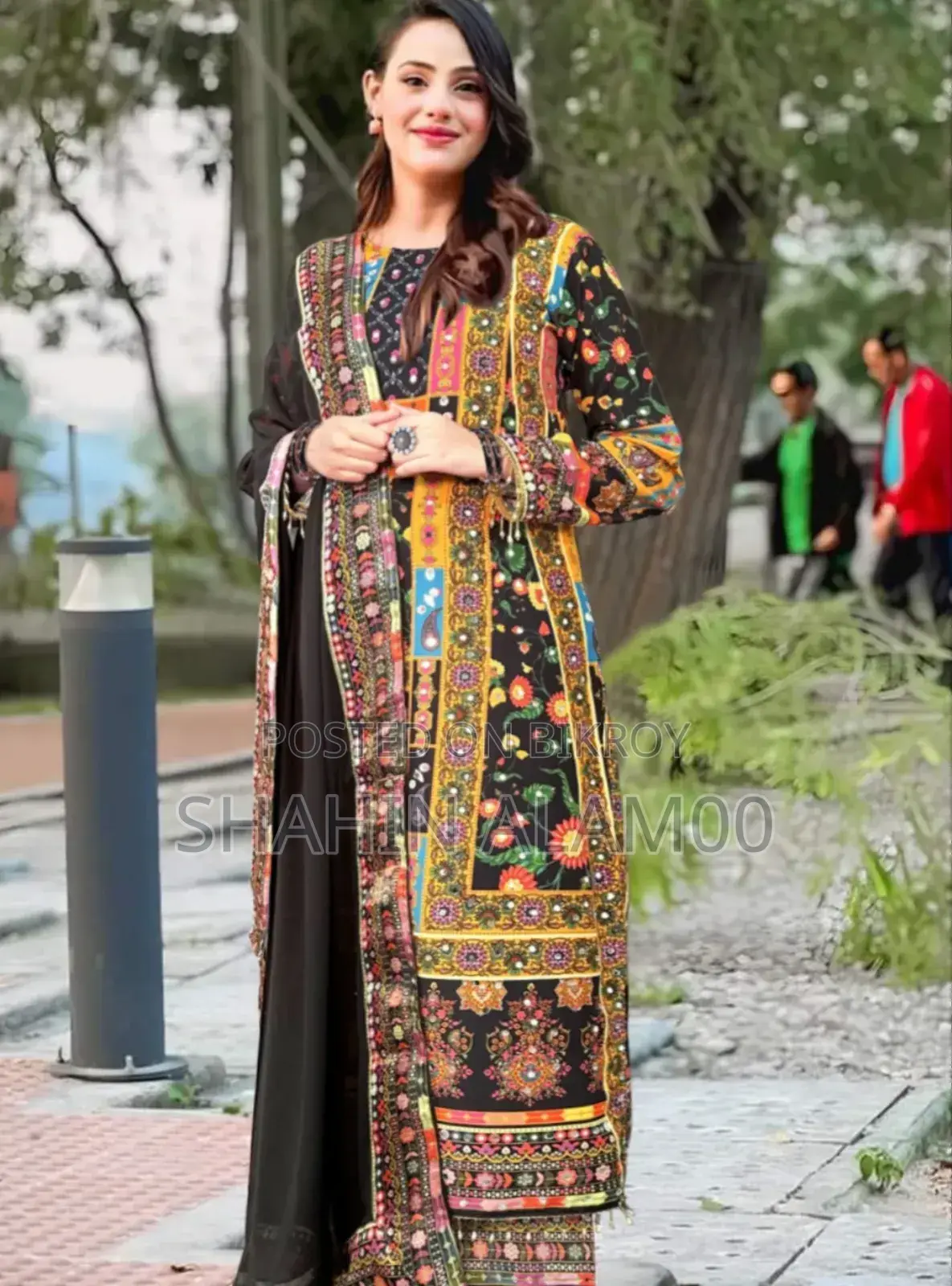 জর্জেট রেডিমেড থ্রি পিস
