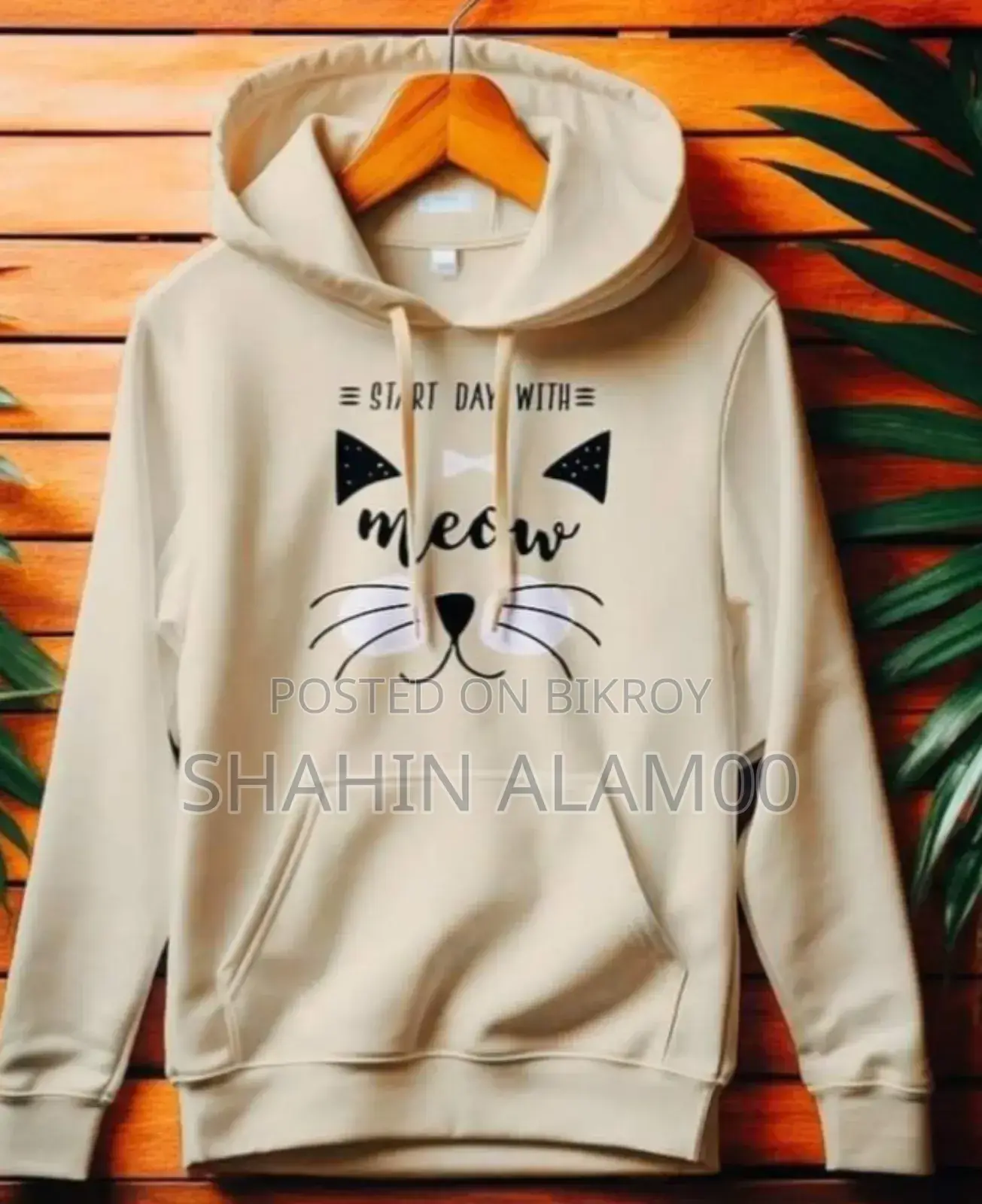 New White Cotton Fabrics New Stylish Hoddie for Womens