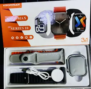 Kw25 Max (Series 10) Smart Watch {3 Belt}
