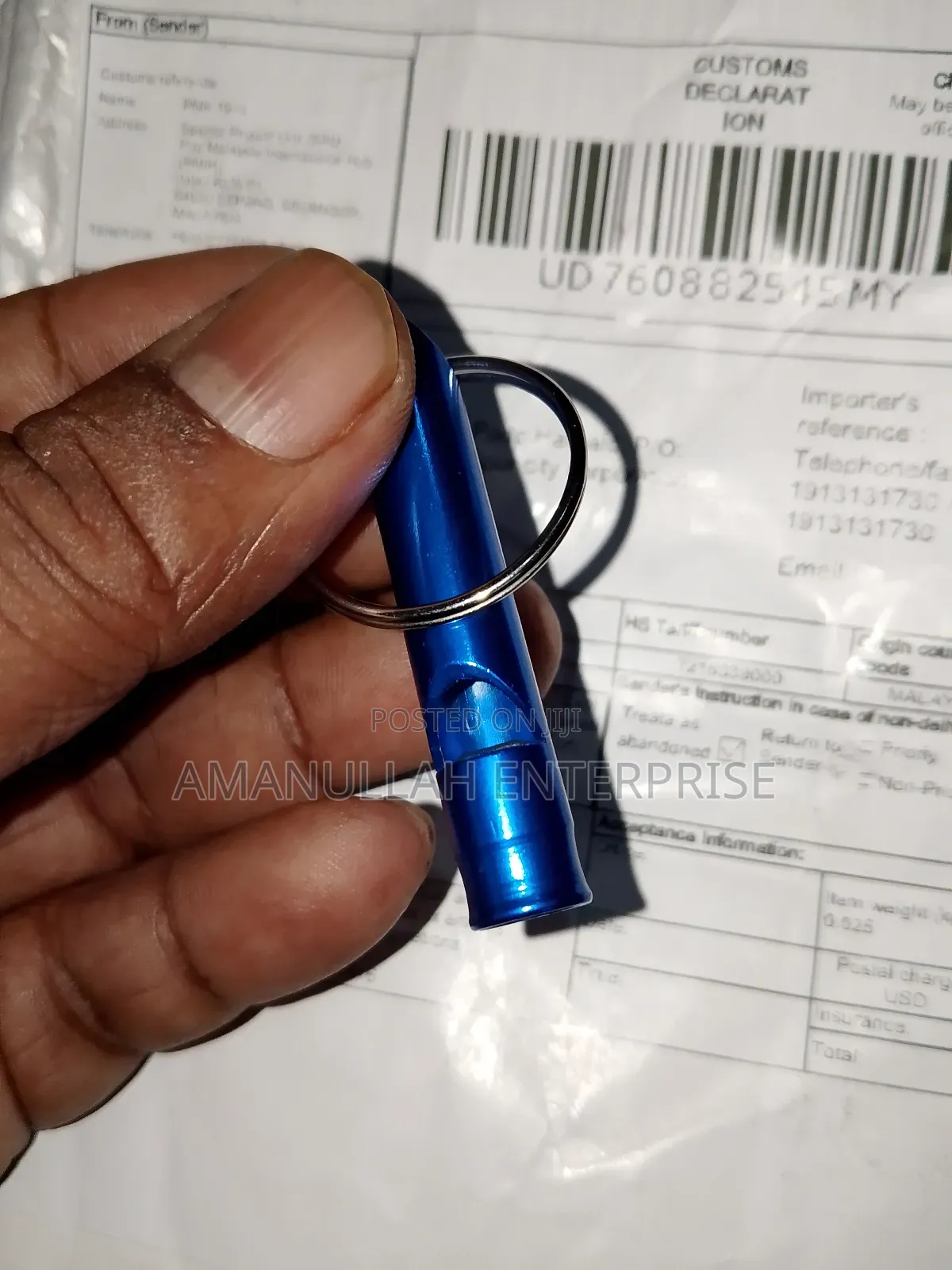 কিচেইনে অ্যালুমিনিয়াম ইমার্জেন্সি সারভাইভাল হুইসেল