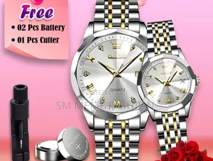 Olevs Couple Watch Set (City Lock)