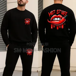 Long Sleeve Drop Shoulder Tshirt and Trouser Set