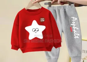 Elegant Stylish Baby Sweatshirt and Trouser Set