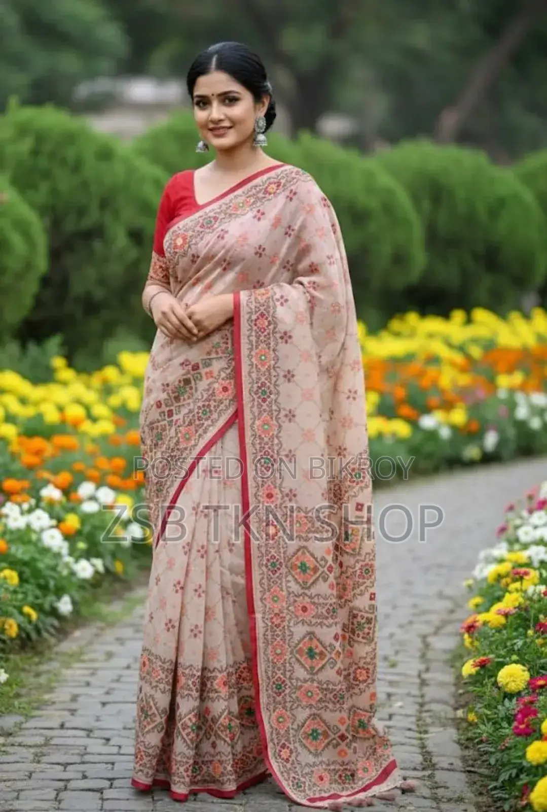 Premium Silk Boutique Skin Print Saree New Update Collection