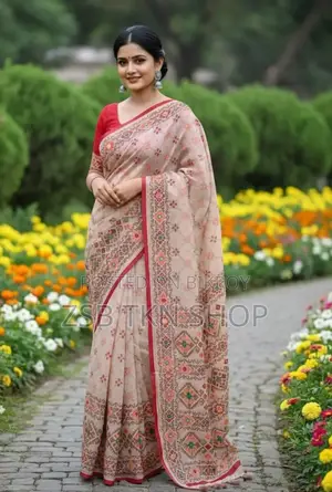 Premium Silk Boutique Skin Print Saree New Update Collection