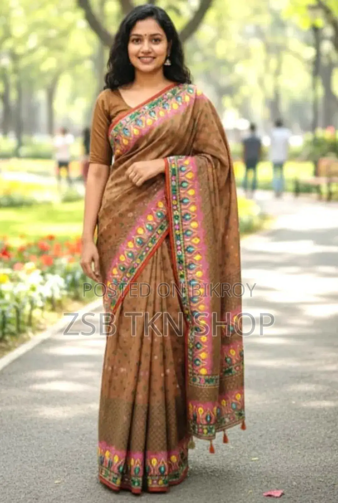 Premium Silk Boutique Skin Print Saree New Update Collection