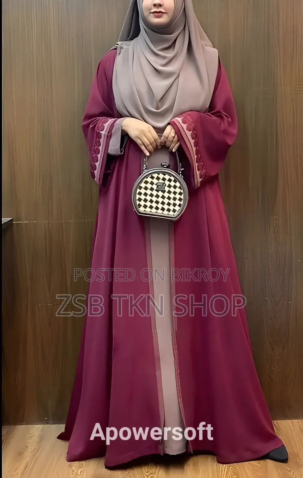 দুবাই চেরি বোরকা ১০০% কাপড় কালার কোয়ালিটি নিশ্চয়তা