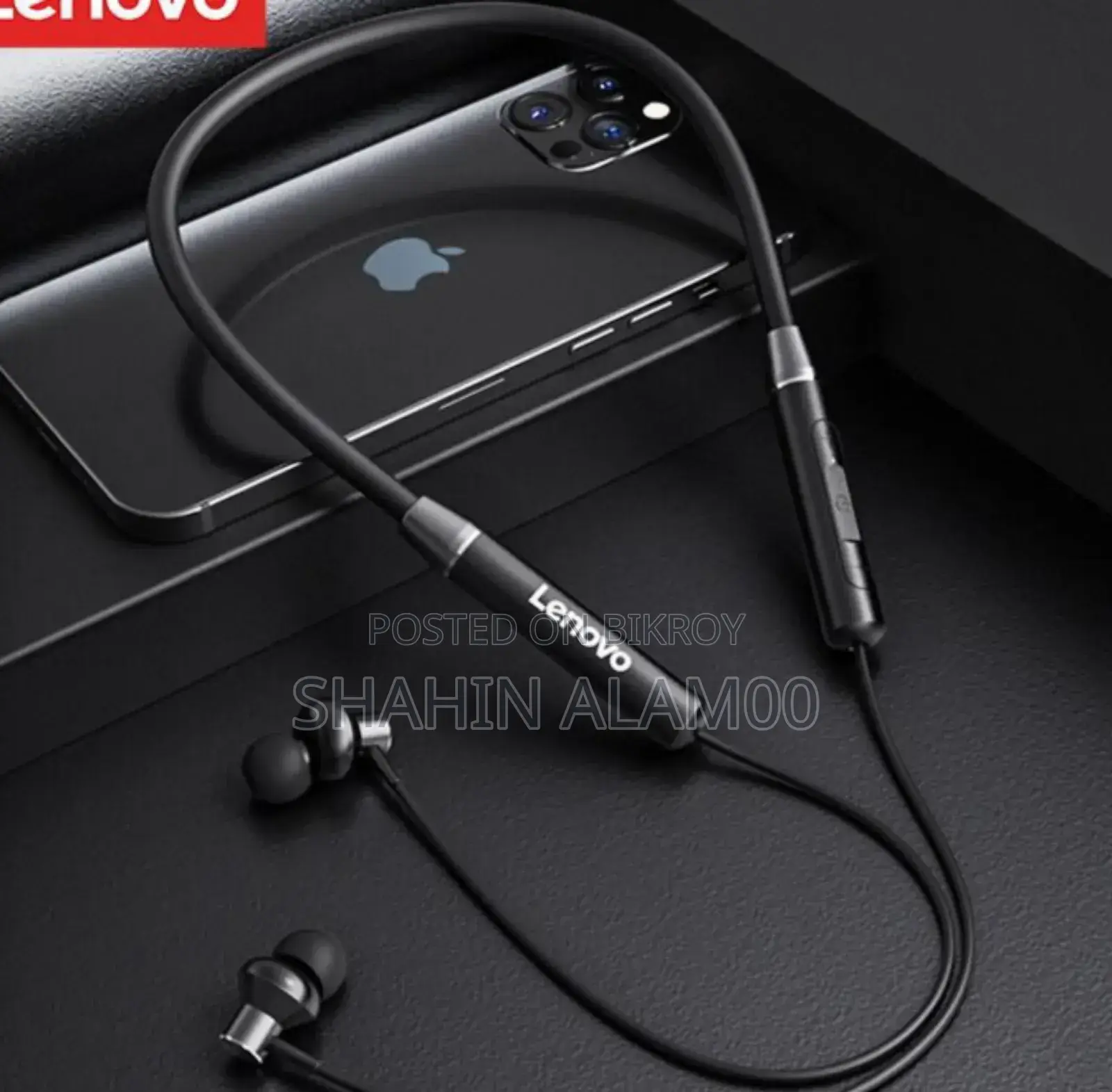 Lenovo He05x Bluetooth 5.0 Magnetic Neckband Sports Earphones