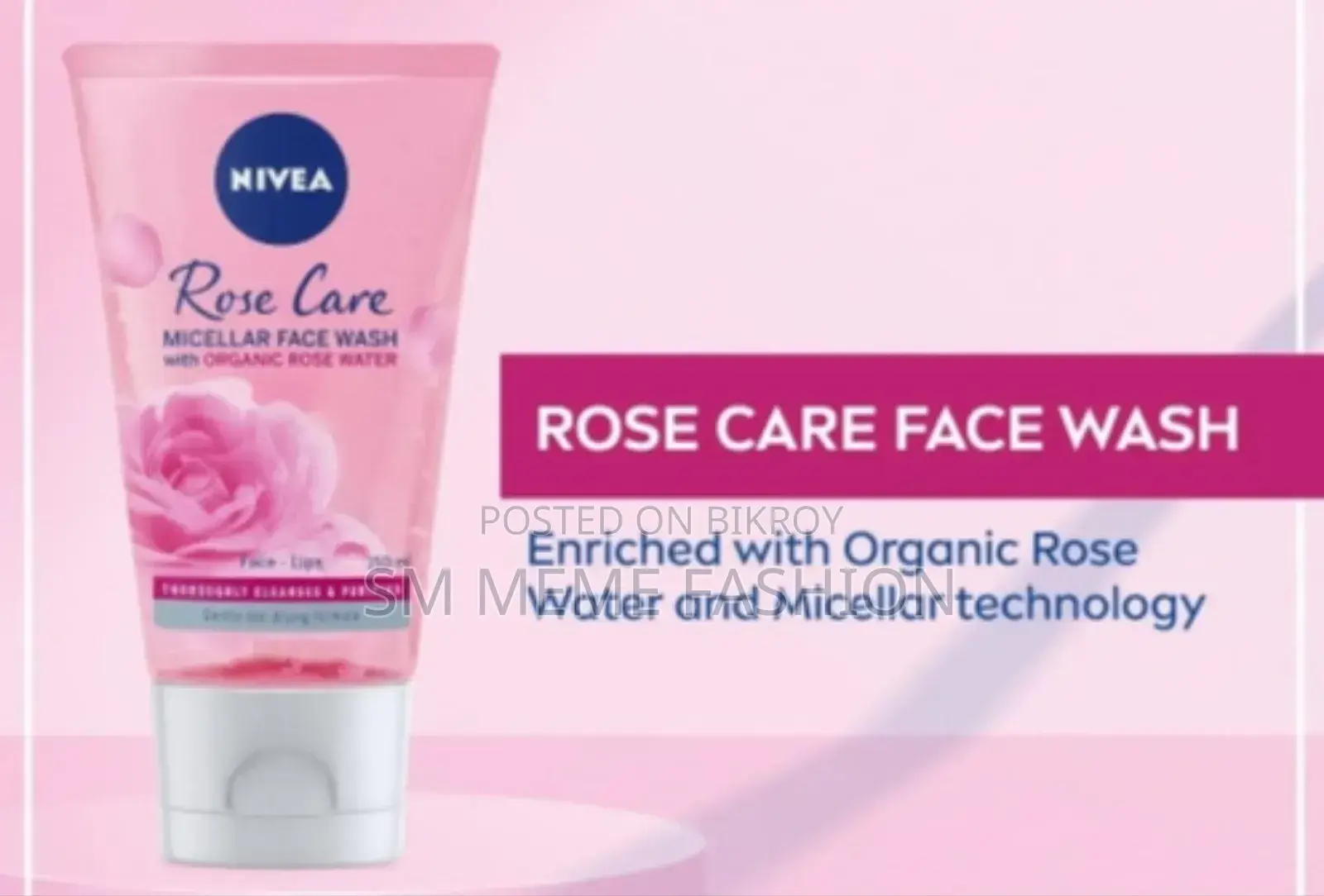 Nivea Micellair Rose Micellar Water Face Wash Gel (150ml)