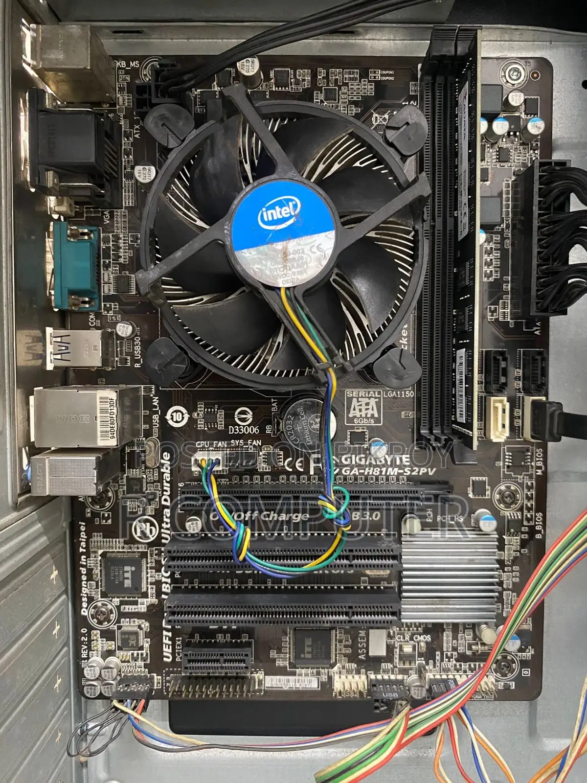 Desktop Pc Gigabyte-H*81_core I3-4th Gen_ram 8gb_ssd 128gb