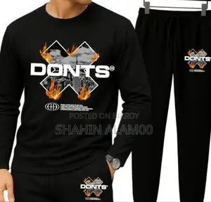 Long Sleeve Drop Shoulder Tshirt and Trouser Set