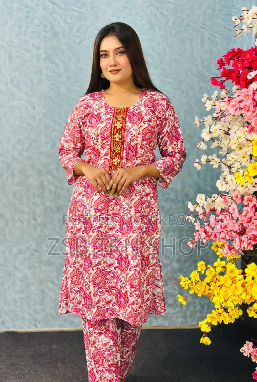 New Cotton 2-Piece Set: Kameez + Pajama New Update