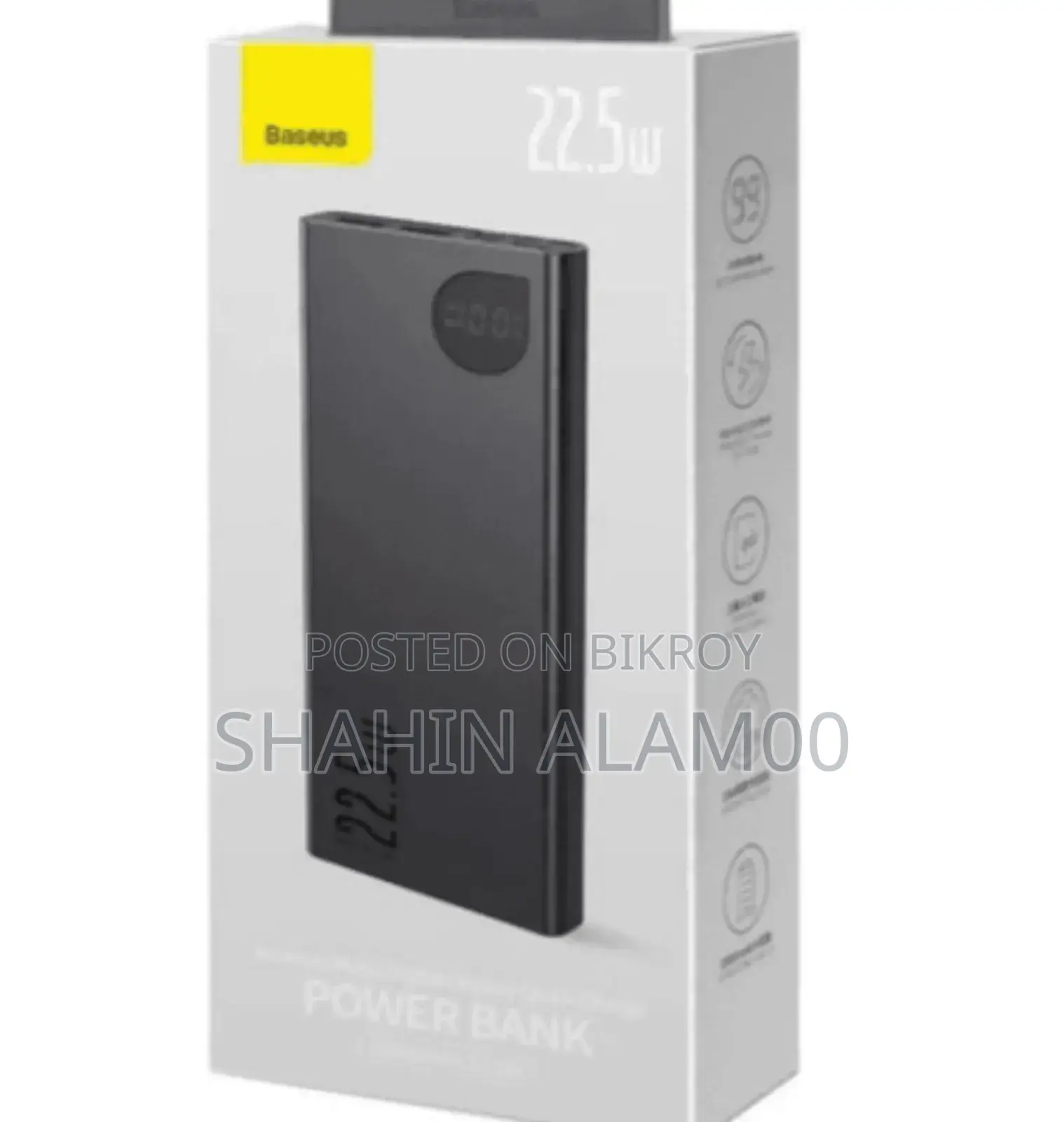 Baseus Adaman Metal 22.5W Power Bank 10000mAh