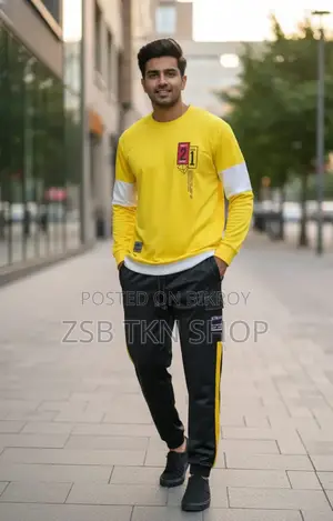 ফুল হাতা গেঞ্জি এবং ট্রাউজার সেট