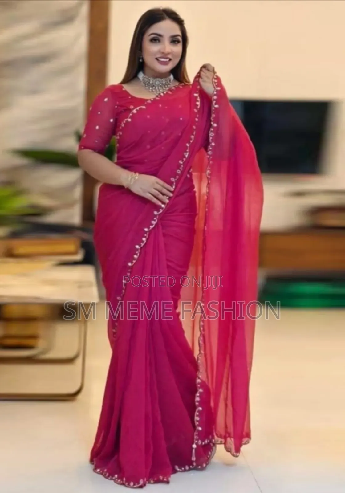 Semi Muslin Royal Beauty and Comfort Saree