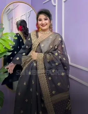 Semi Muslin Royal Beauty and Comfort Saree